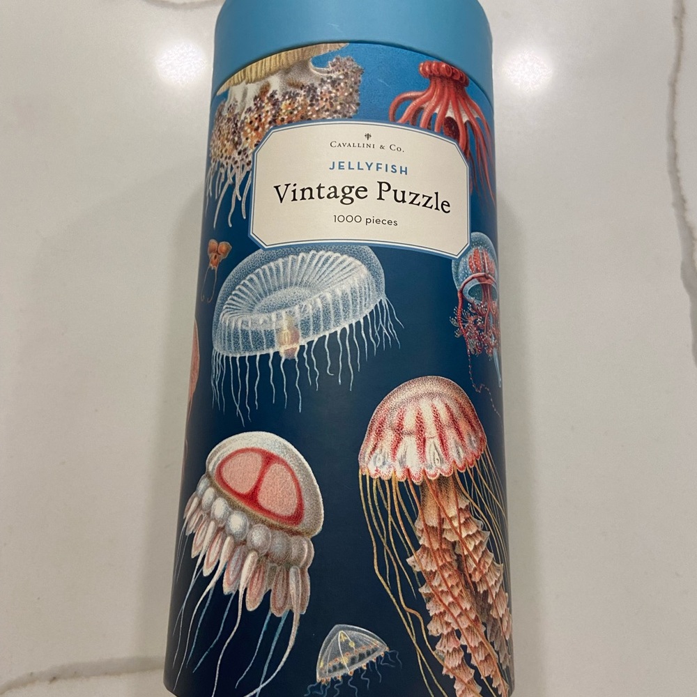Awesome Cavallini Papers & Co jellyfish puzzle & camping scene puzzle